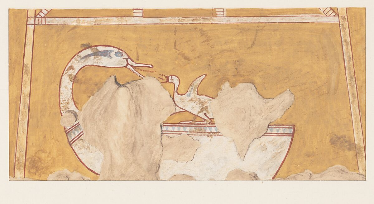 New Year Gift: Cosmetic Box, Norman de Garis Davies (1865–1941), Tempera on paper 