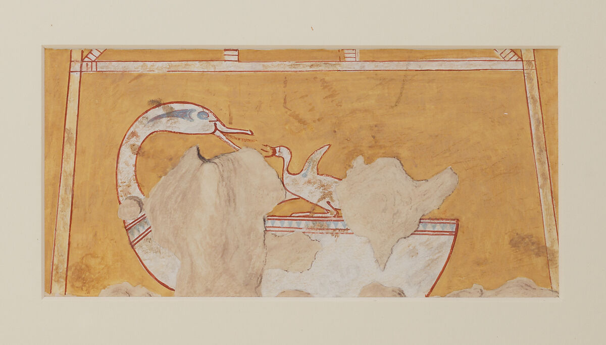 New Year Gift: Cosmetic Box, Norman de Garis Davies (1865–1941), Tempera on paper