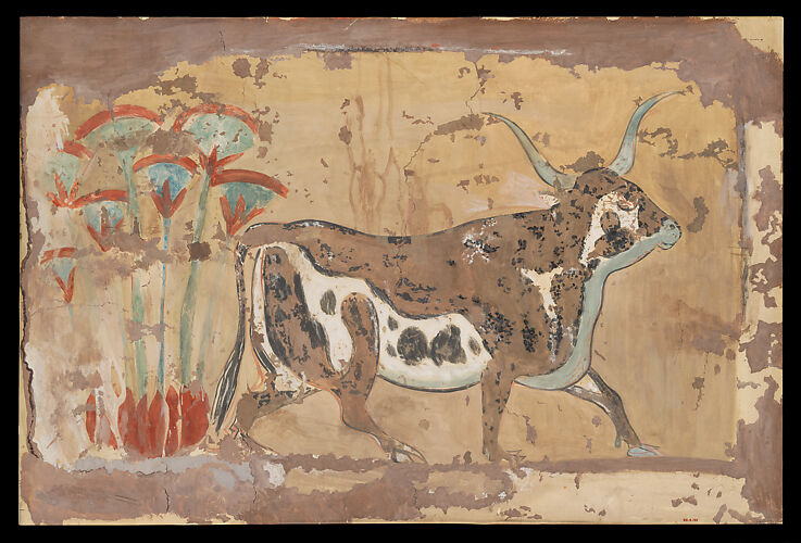 Bull in a Papyrus Swamp, Palace of Amenhotep III
