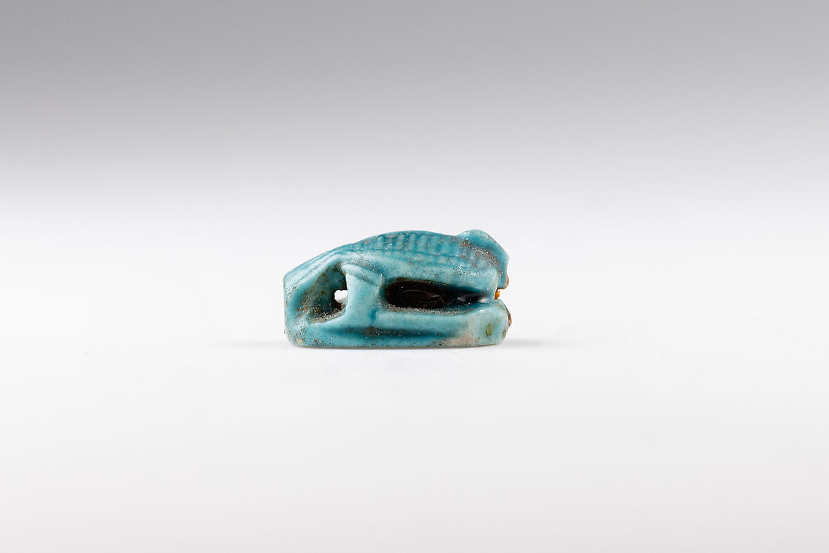 Duck-shaped Seal with the Name of Thutmose III, Glazed steatite
