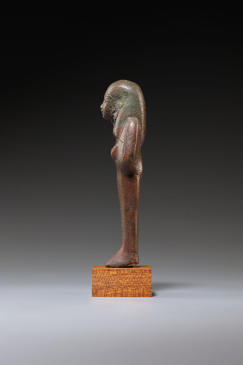 Shabti of Wendjebauendjedet, Bronze or copper alloy