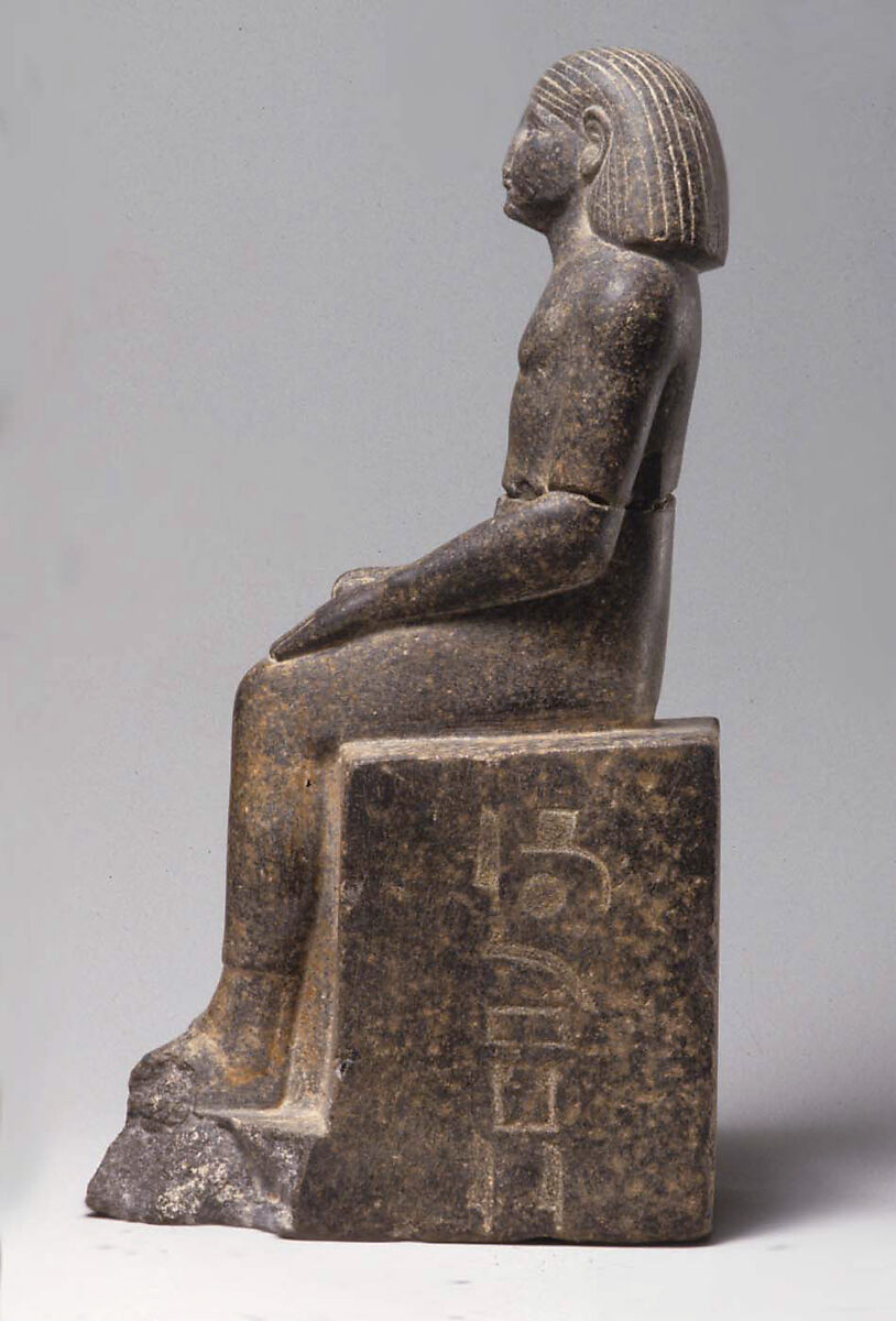 Seated statue of Kay, Granodiorite