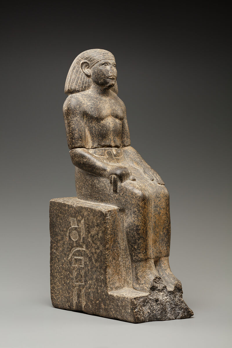 Seated statue of Kay, Granodiorite