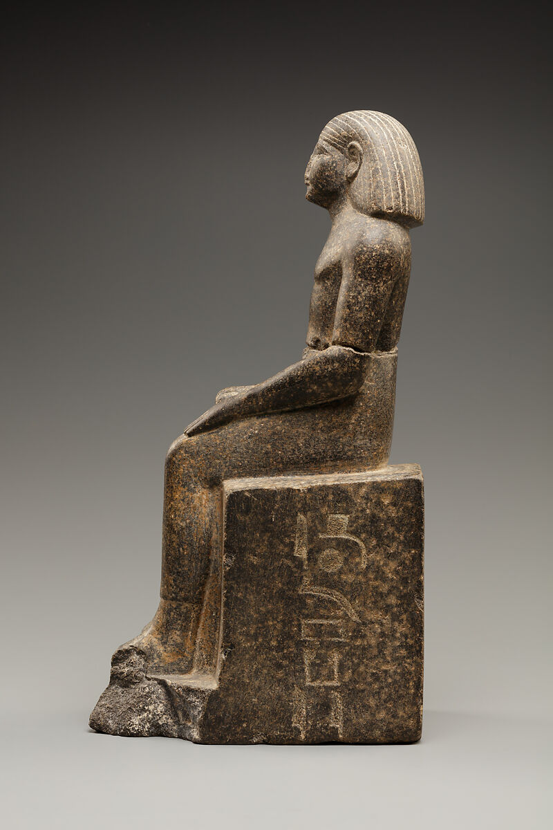 Seated statue of Kay, Granodiorite