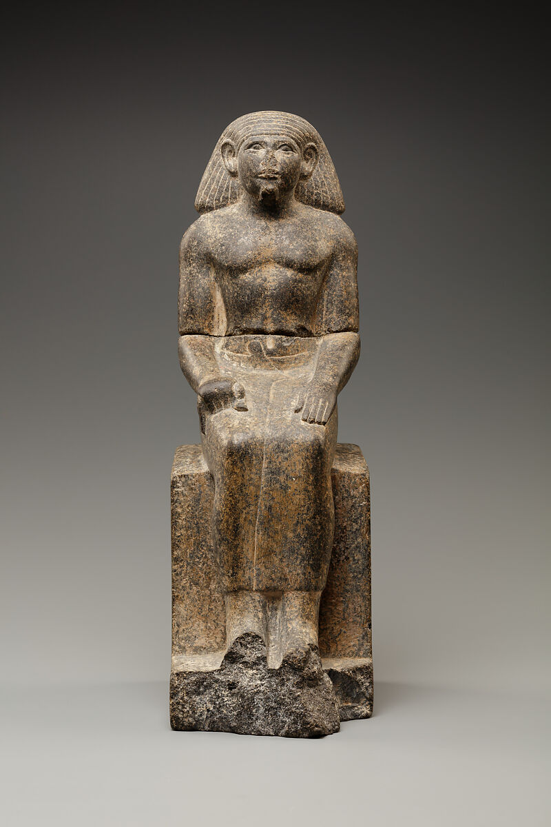 Seated statue of Kay, Granodiorite 