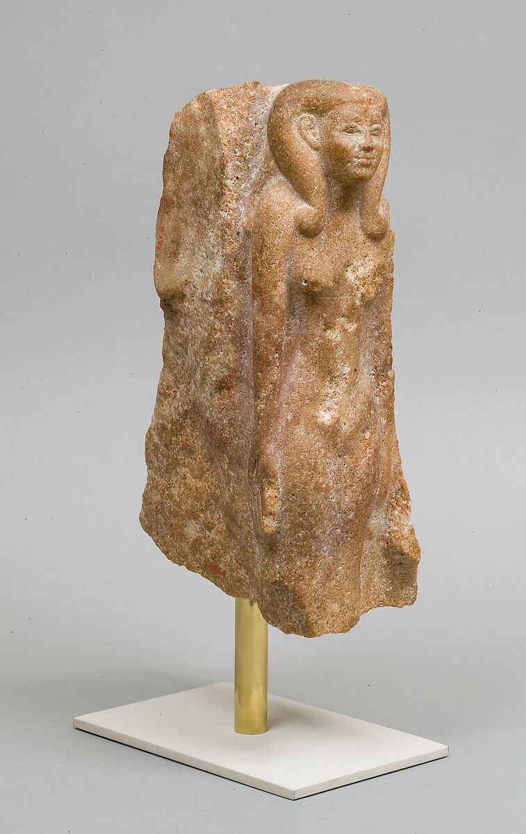 Female figure from a group statue, Quartzite