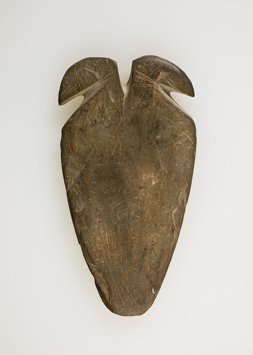 Palette in the Form of a Two-Headed Bird, Greywacke
