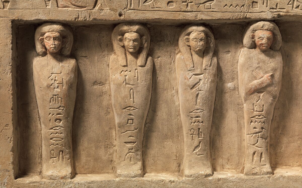 Relief from the Chapel of the Overseer of the Troops Sehetepibre, Limestone, paint