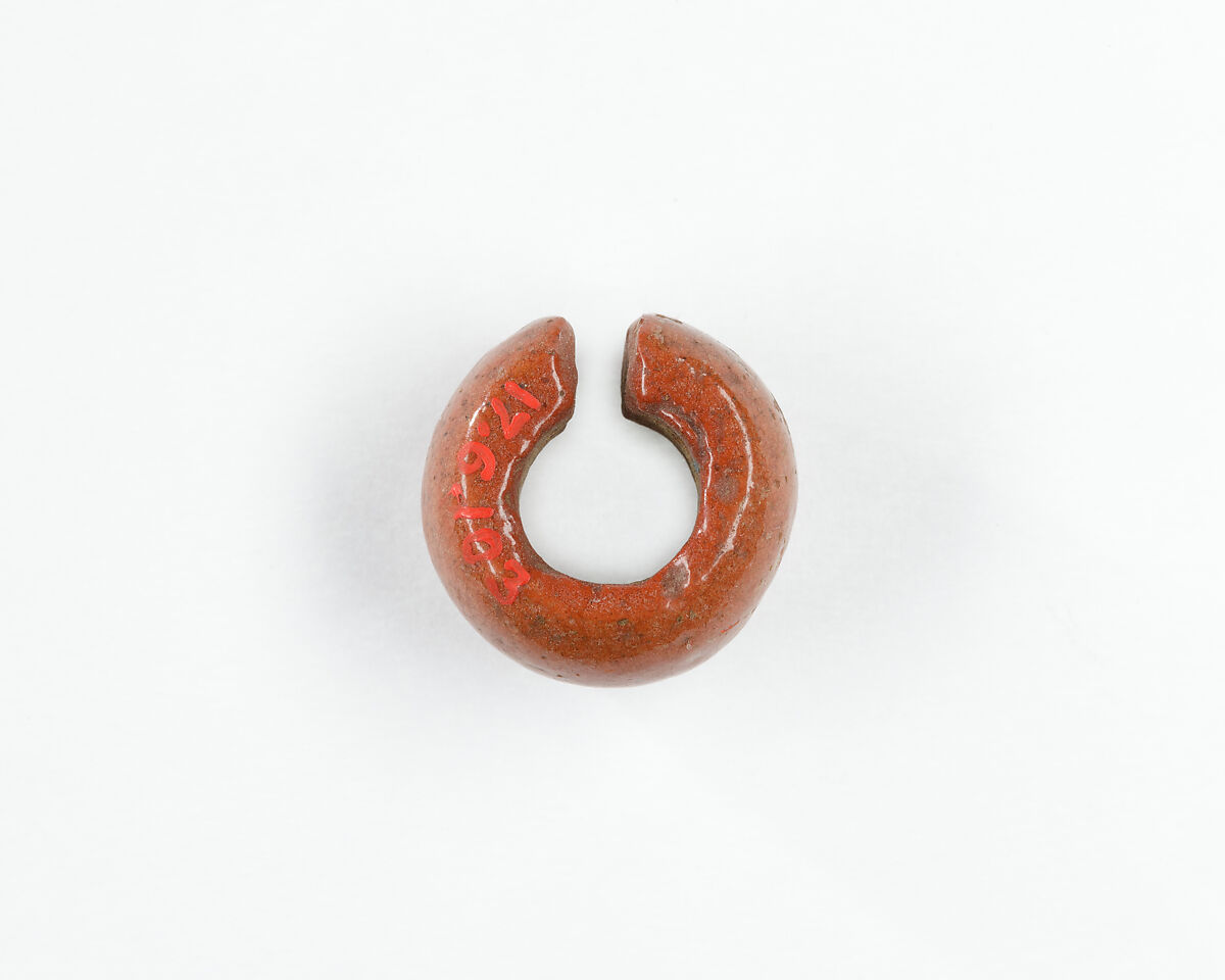Penannular Earring, Faience