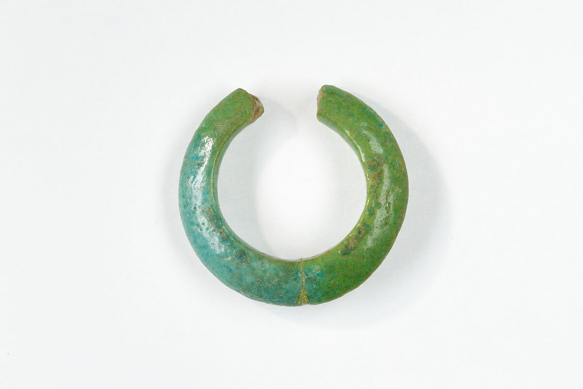 Penannular Earring, Faience