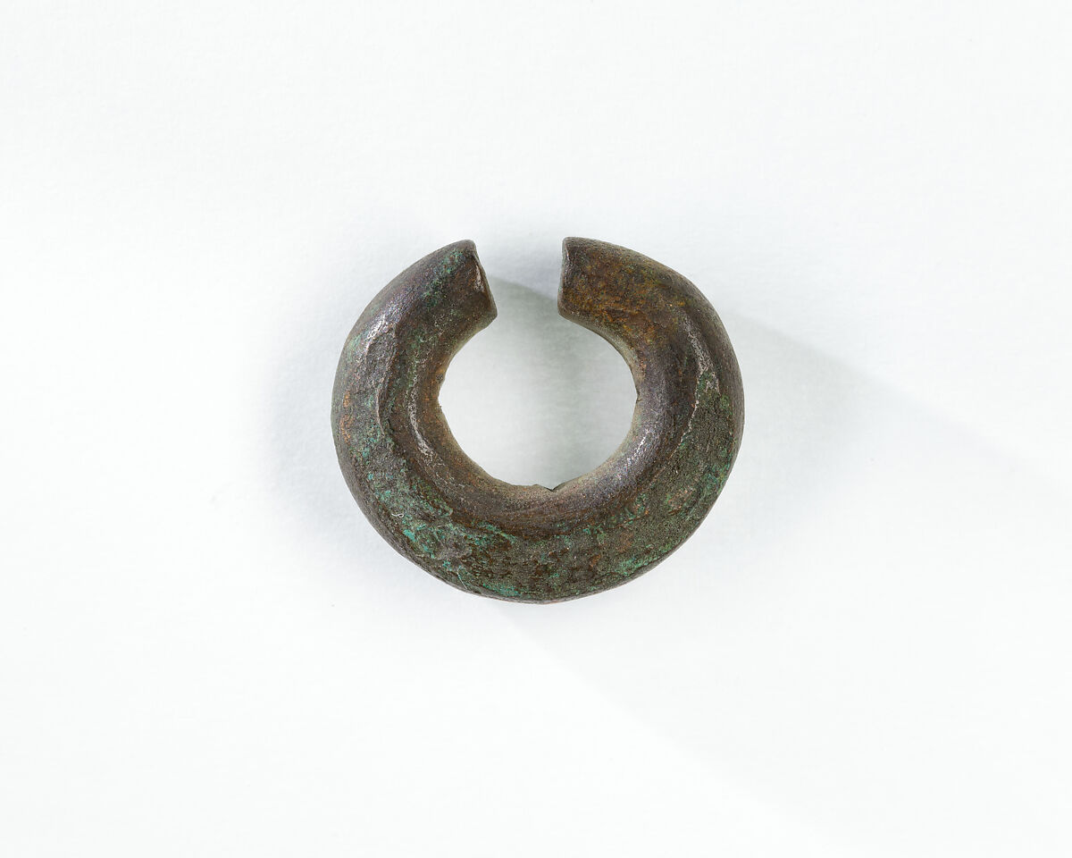 Penannular Earring, Bronze or Copper Alloy 