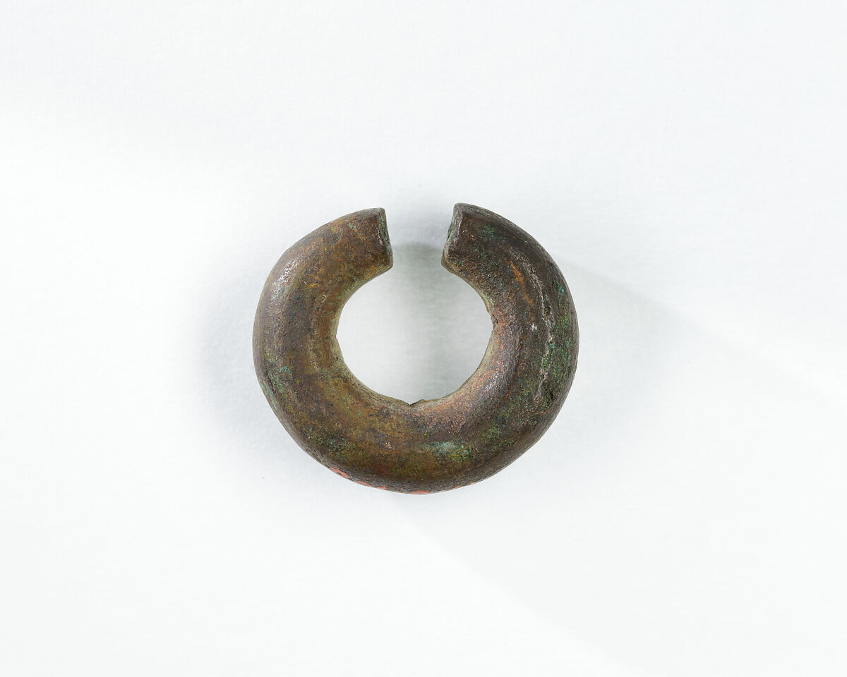 Penannular Earring, Bronze or Copper Alloy
