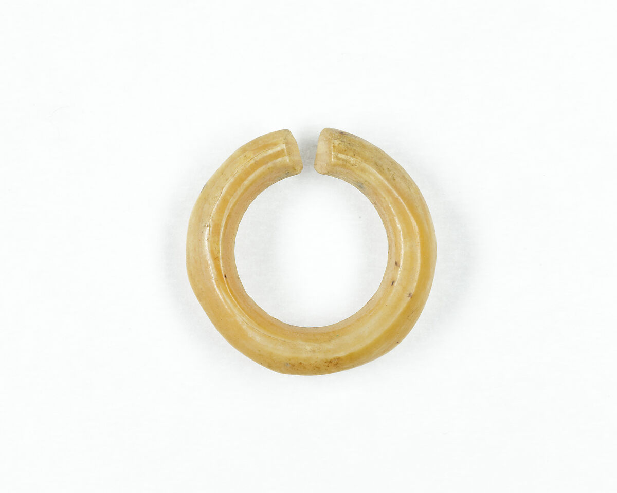 Penannular Earring, Bone 