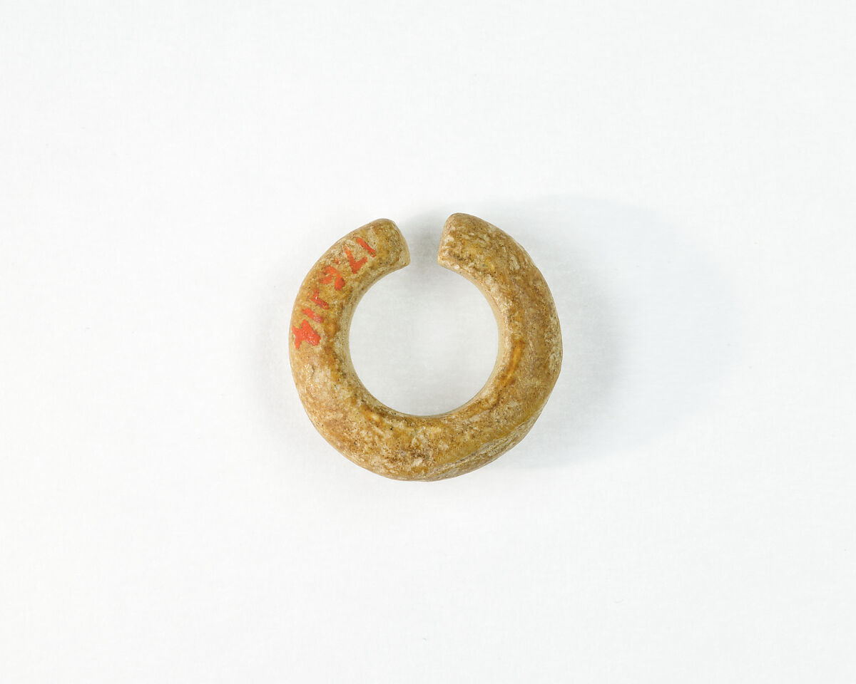Penannular Earring, Bone
