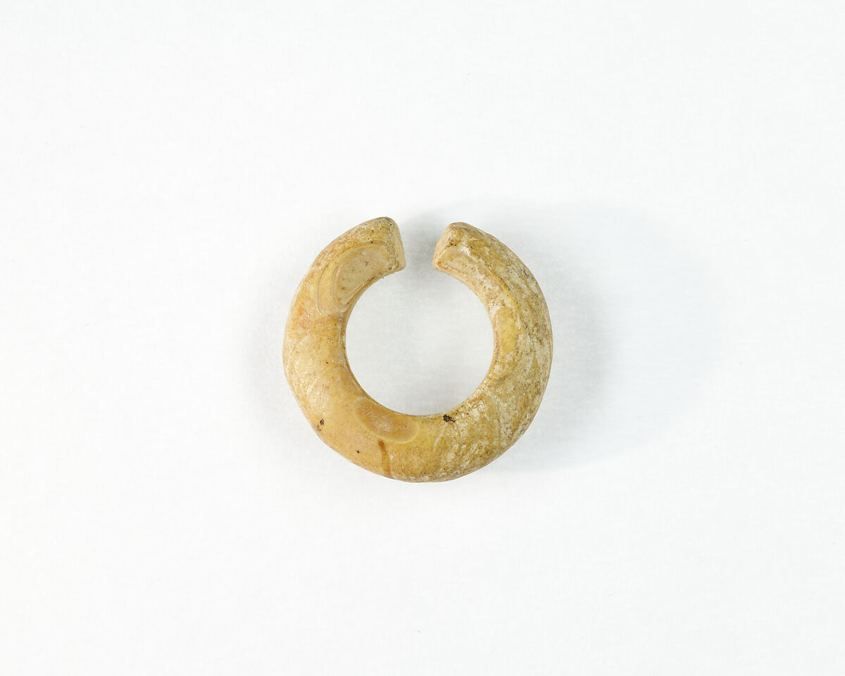 Penannular Earring, Bone 