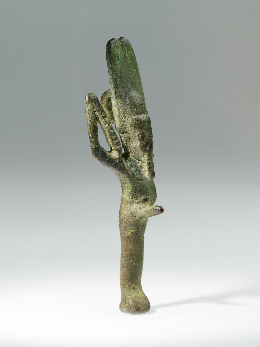 Amulet of Min, Cupreous alloy