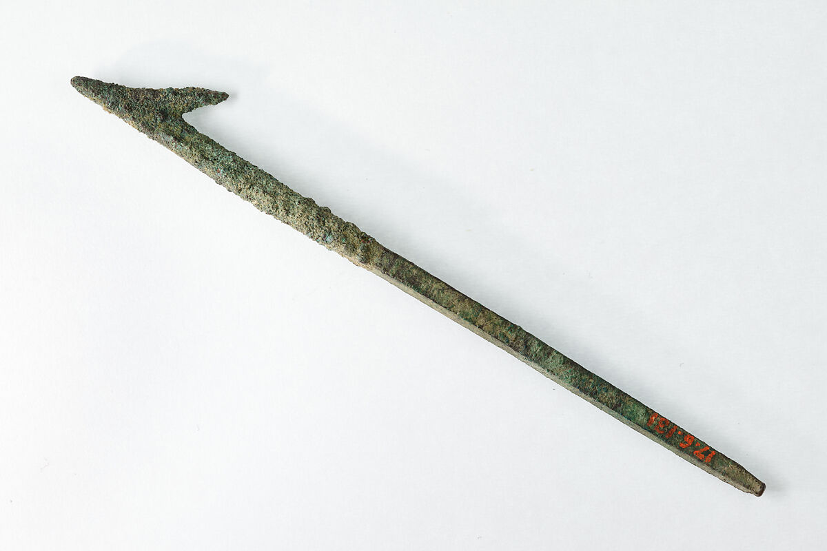 Point of a Harpoon, Bronze or Copper Alloy 