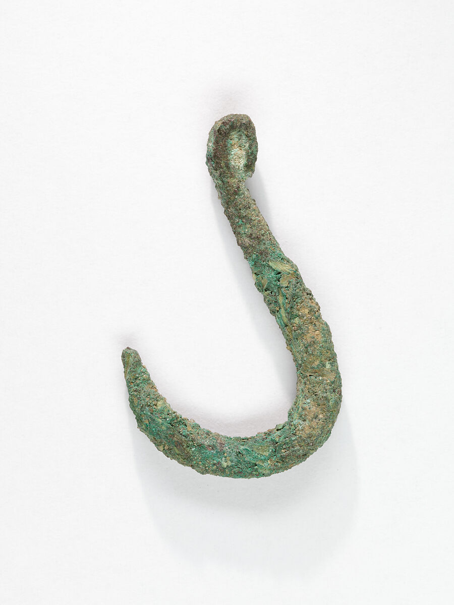 Fish hook, Bronze or copper Alloy 