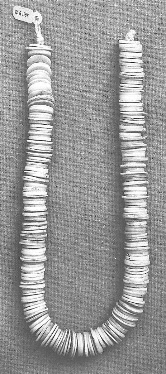String of Disk Beads, Shell