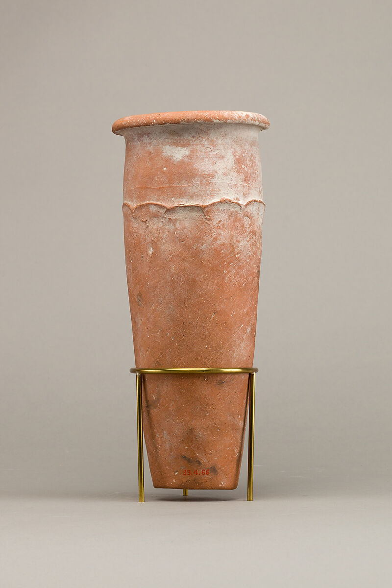 Wavy-handled jar, Pottery 