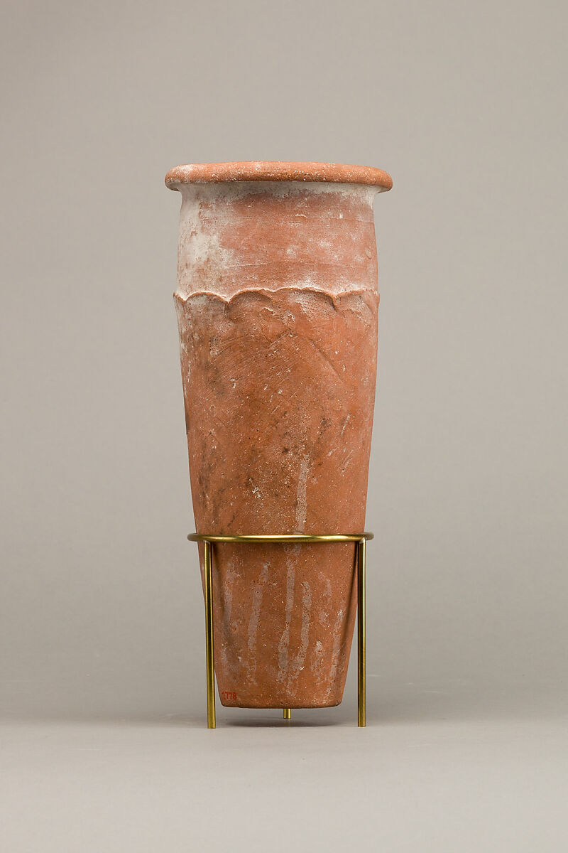 Wavy-handled jar, Pottery
