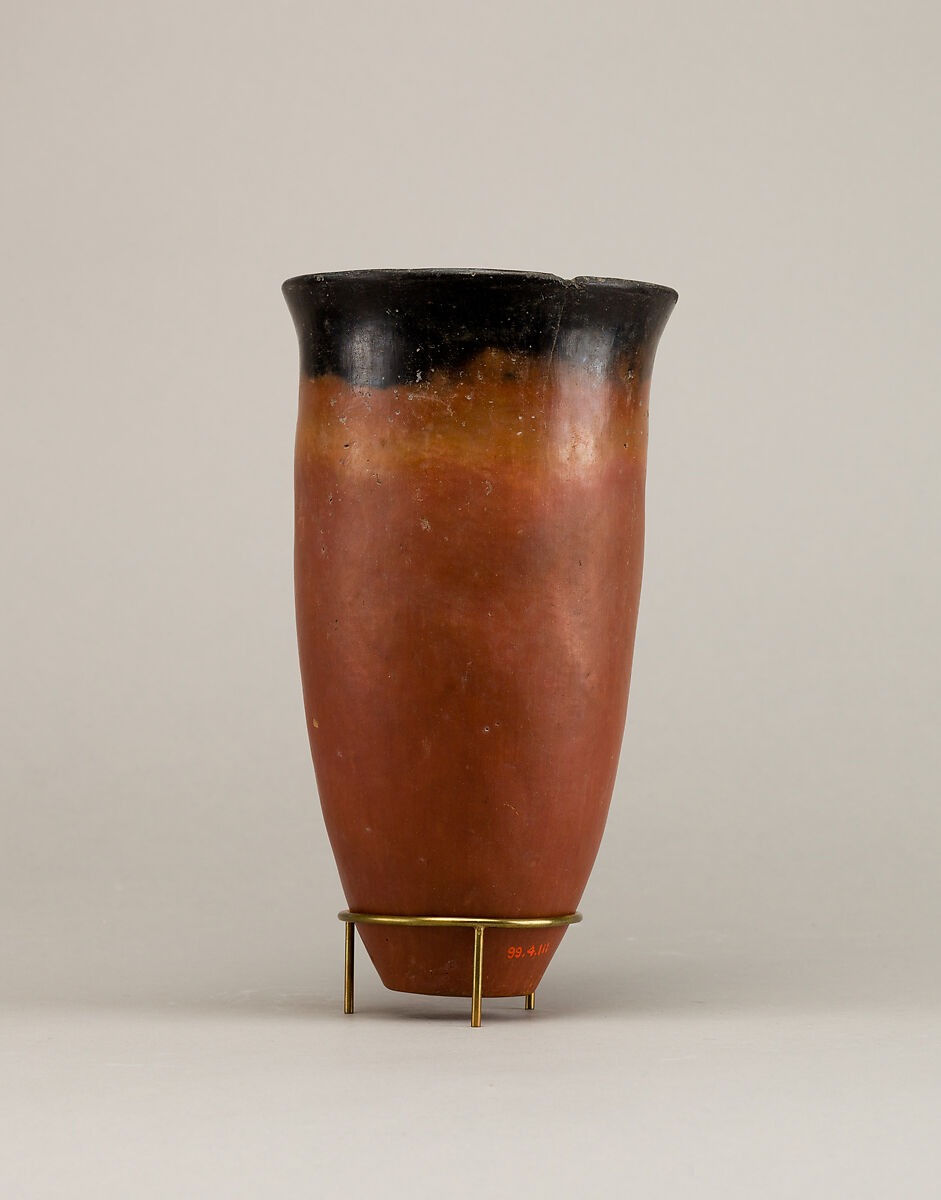 Black-topped red ware beaker, Pottery 