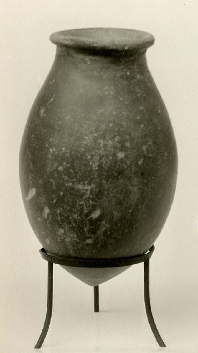 Red polished ware jar, Pottery