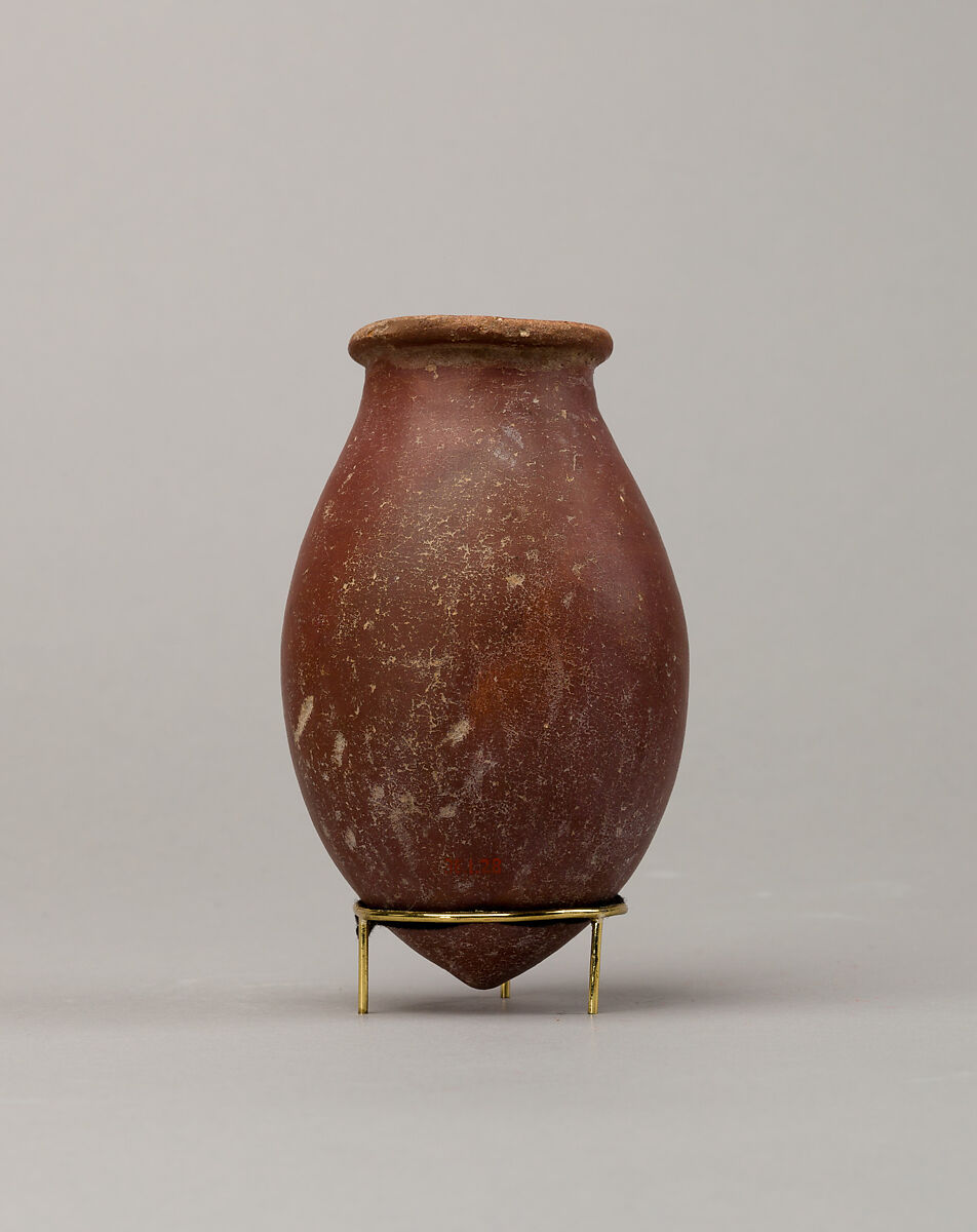 Red polished ware jar, Pottery 