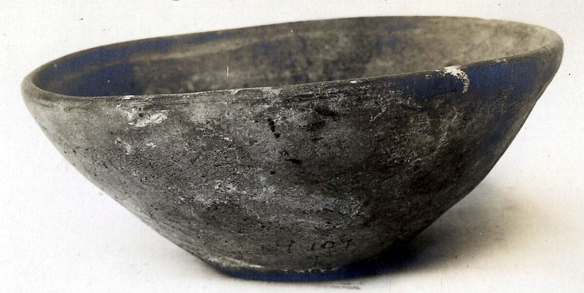 Red polished ware bowl, Pottery