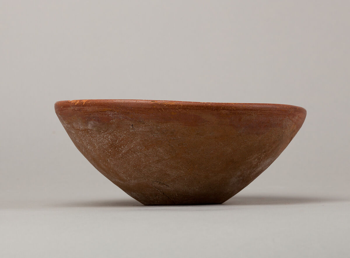 Red polished ware bowl, Pottery
