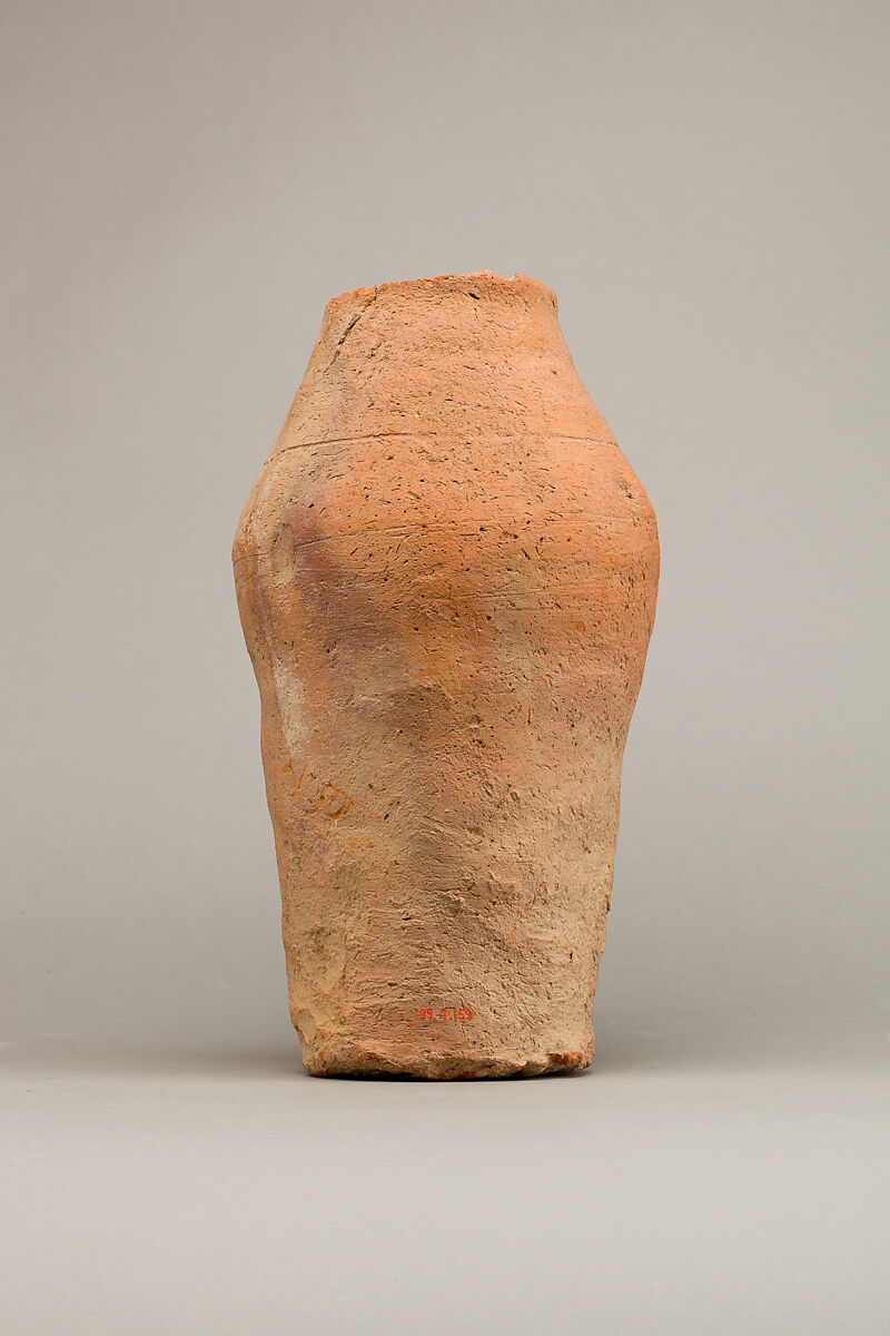 Rough ware jar, Pottery 