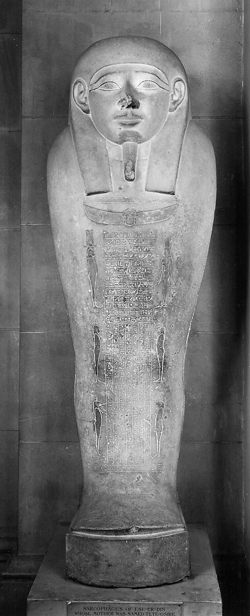 Sarcophagus of Isetirdiset, Limestone, paint 