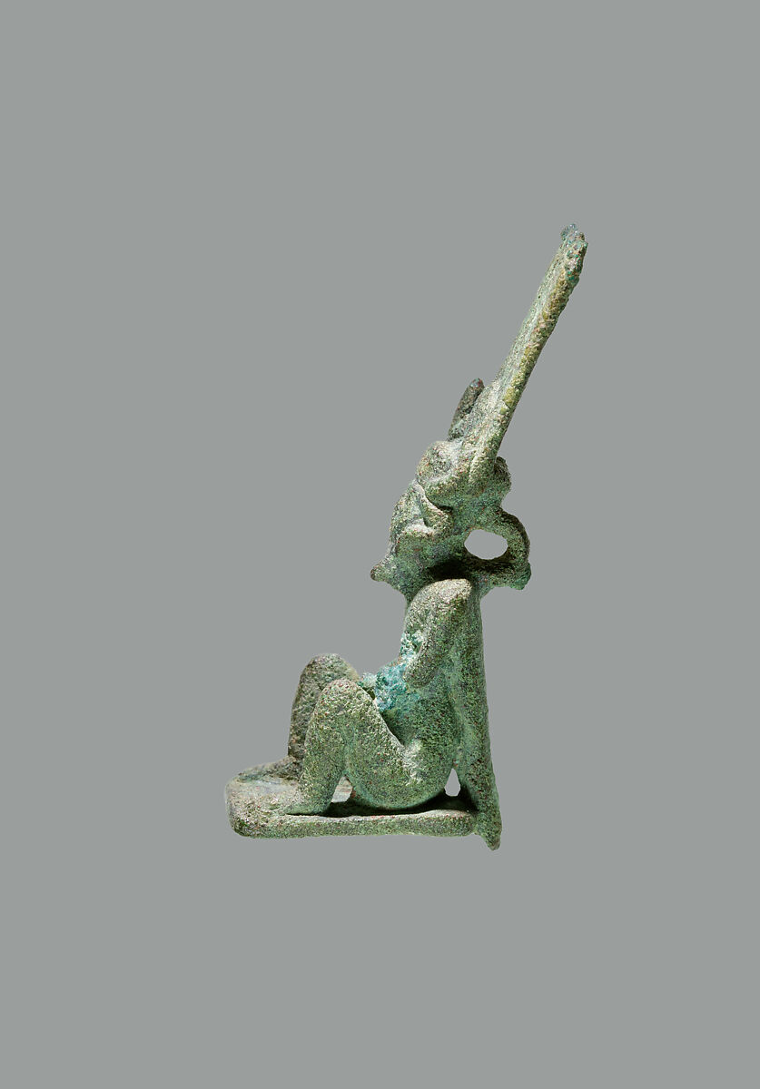 Amulet of Min, Bronze or copper alloy