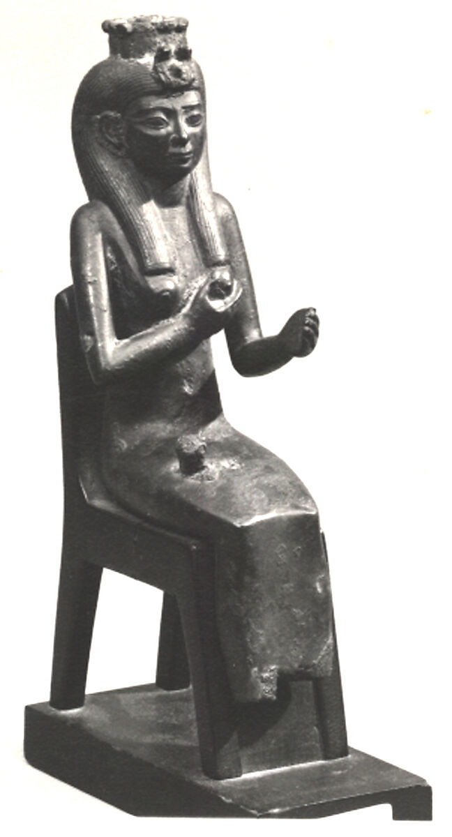 Statuette of Isis, Bronze or copper alloy 