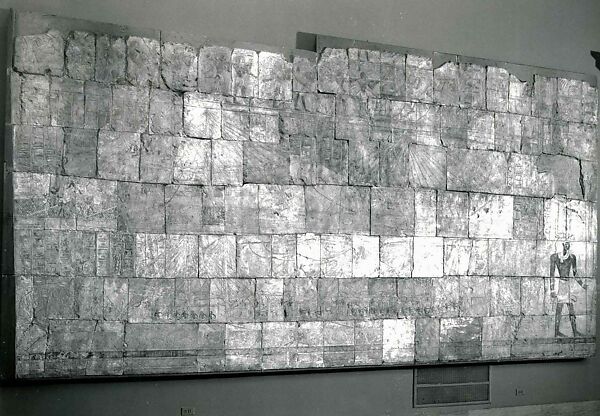 Cast of Hatshepsut's Punt Reliefs: Presentation of Tribute; Departure and Return of the Fleet, Walter Tyndale (British, 1855–1943), Plaster 