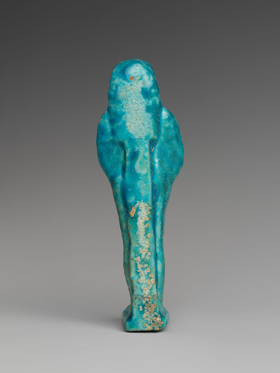 Shabti of Petosiris, son of Djedhor, Faience