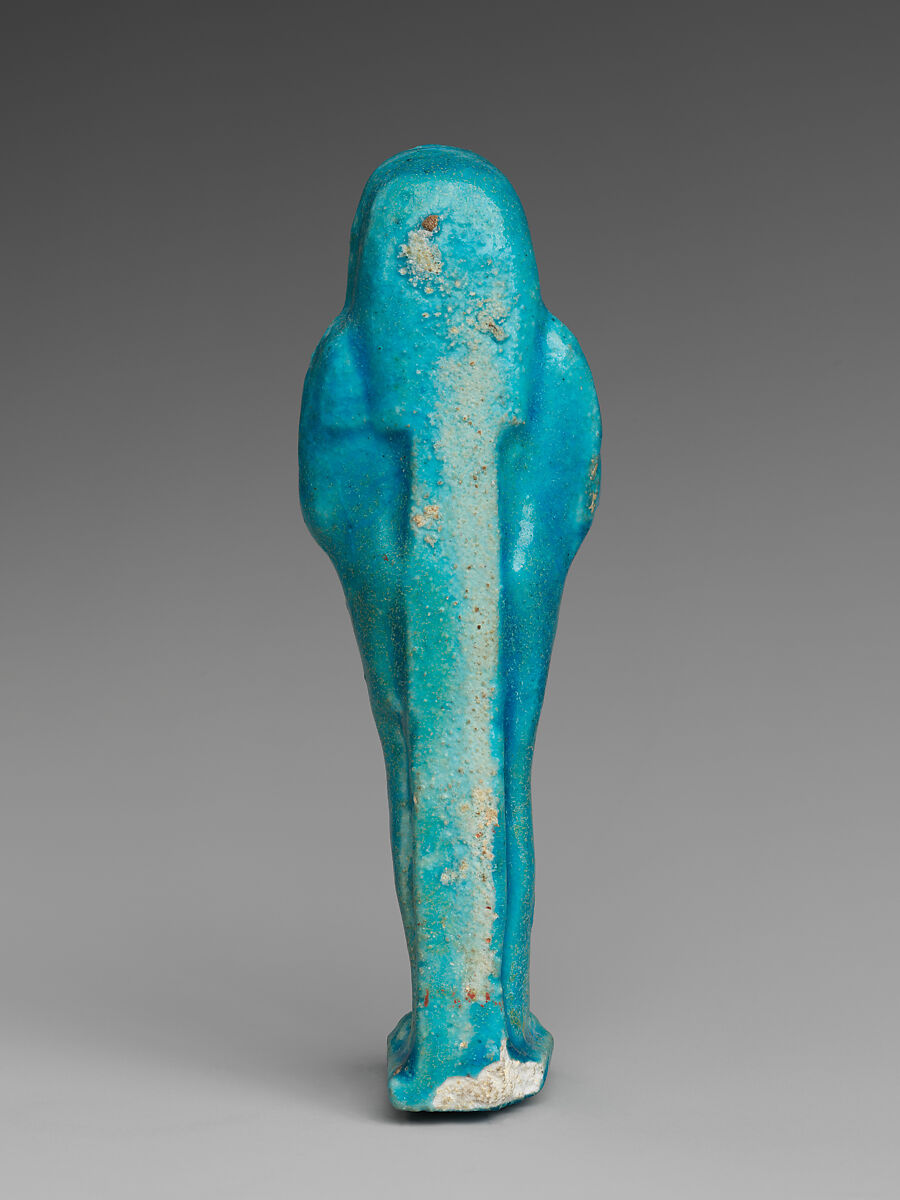 Shabti of Petosiris, son of Djedhor, Faience