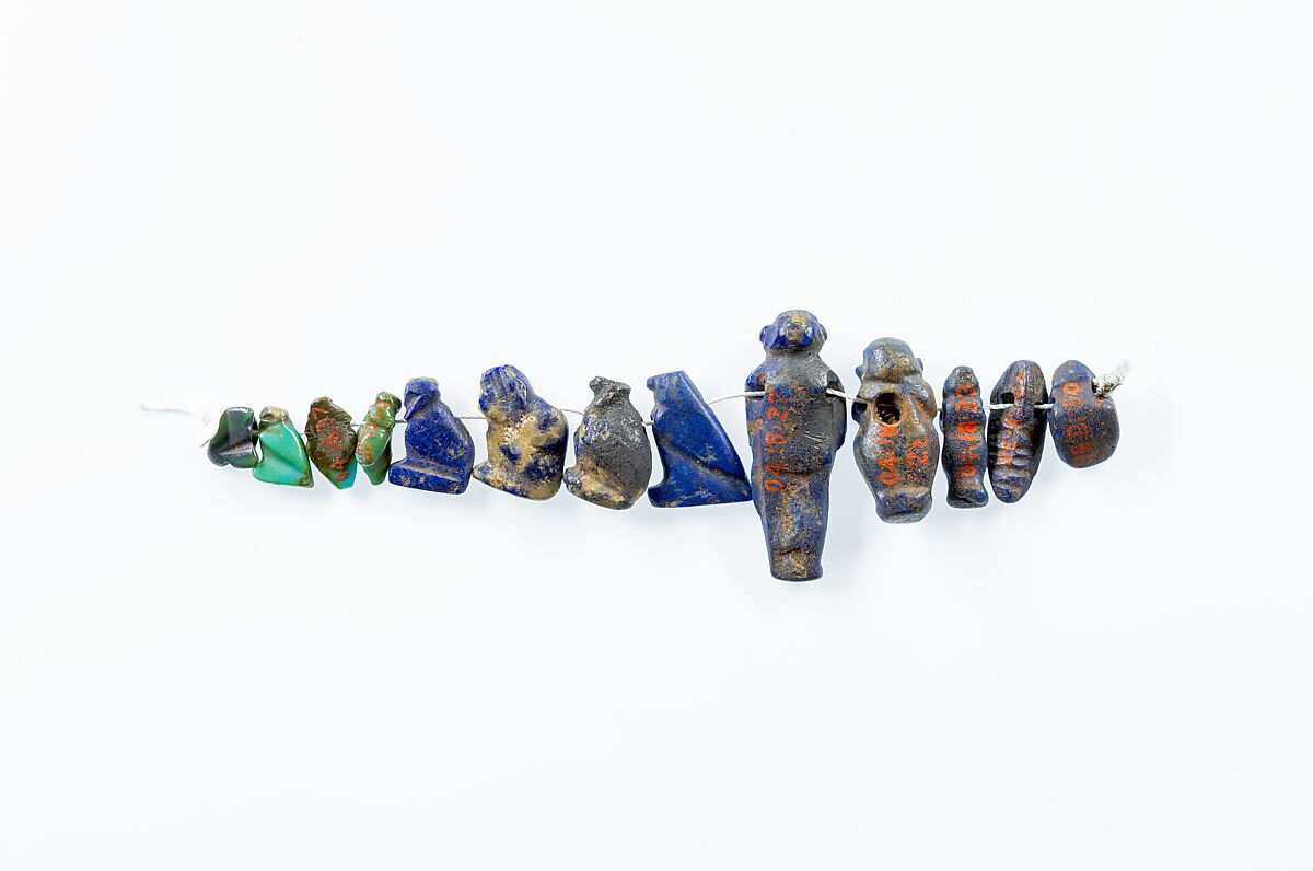 Amulet in the Form of a Bird, Lapis lazuli