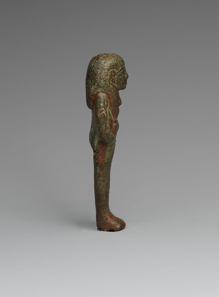 Shabti of Psusennes I, Bronze or copper alloy