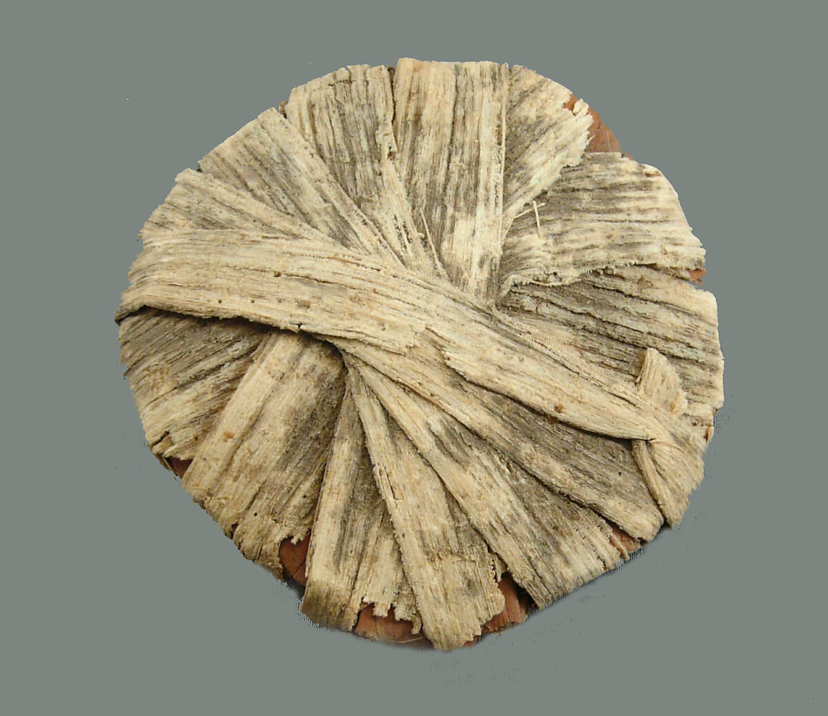 Papyrus Lid from the Embalming Cache of Tutankhamun, Papyrus fiber