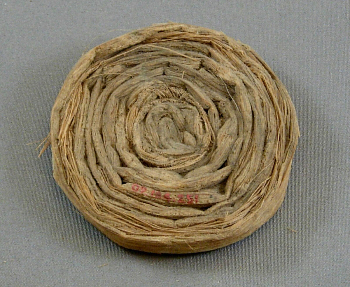 Papyrus Lid from Tutankhamun's Embalming Cache, Papyrus fiber 