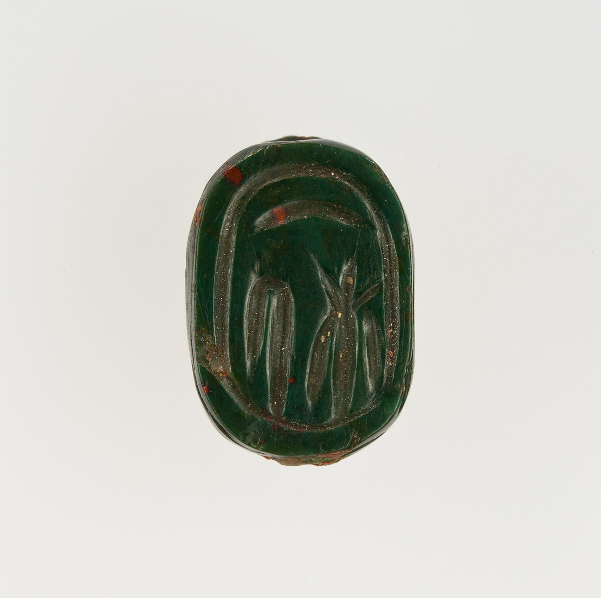 Scarab Inscribed with the Name Ahmose, Jasper 