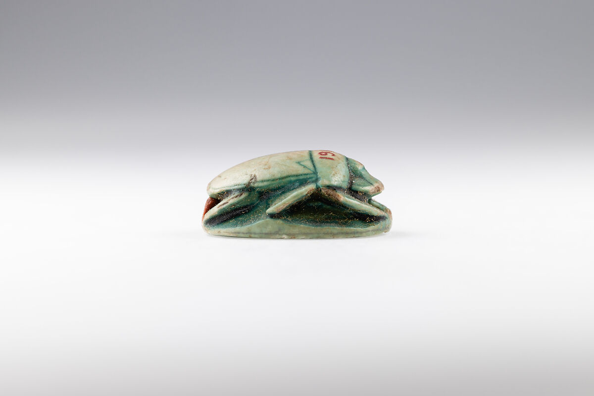 Scarab, Glazed steatite