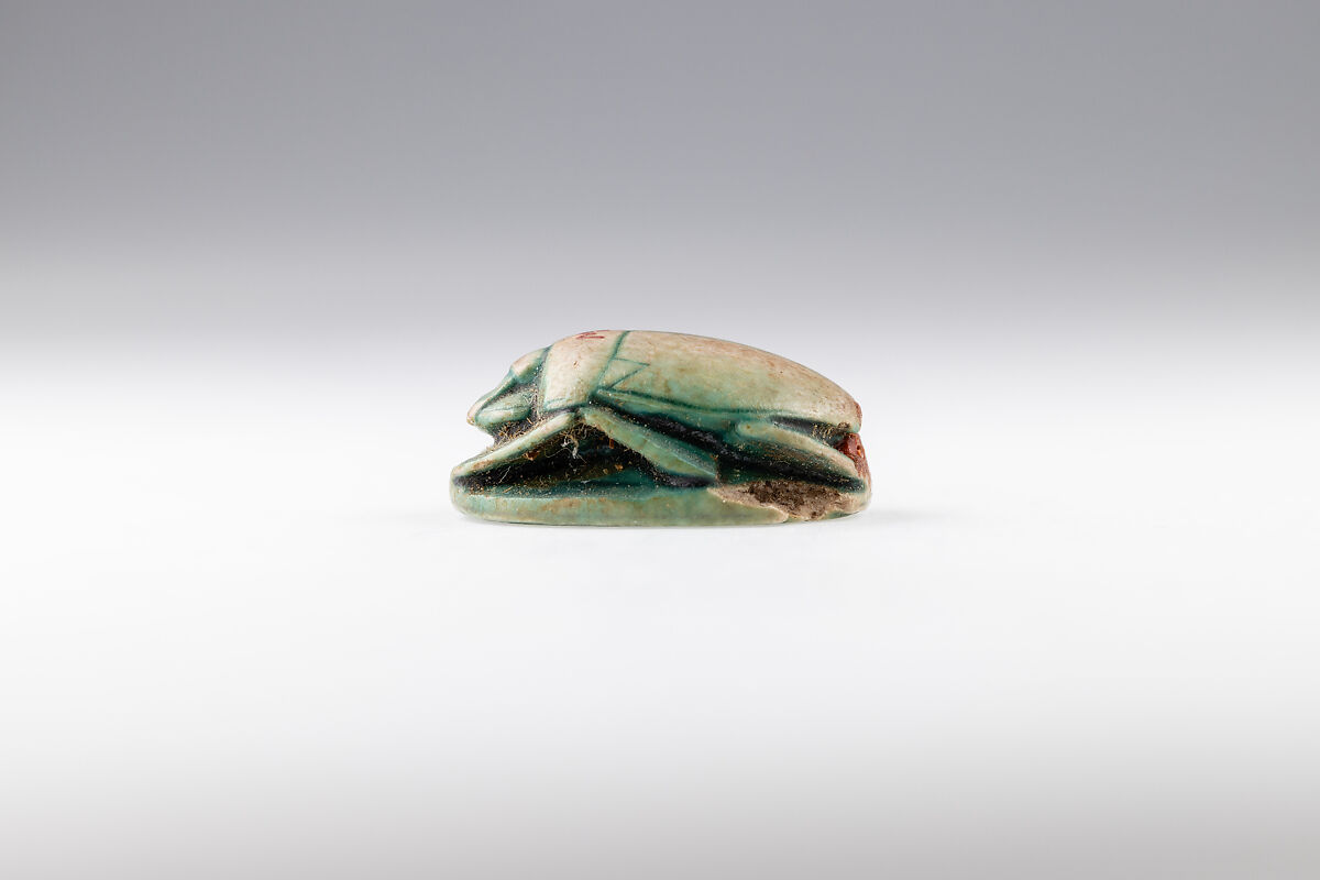 Scarab, Glazed steatite