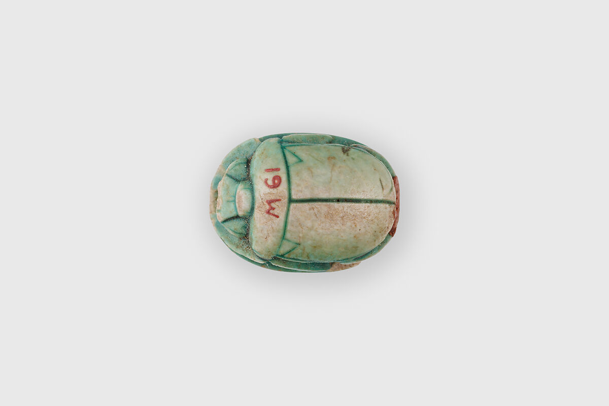 Scarab, Glazed steatite
