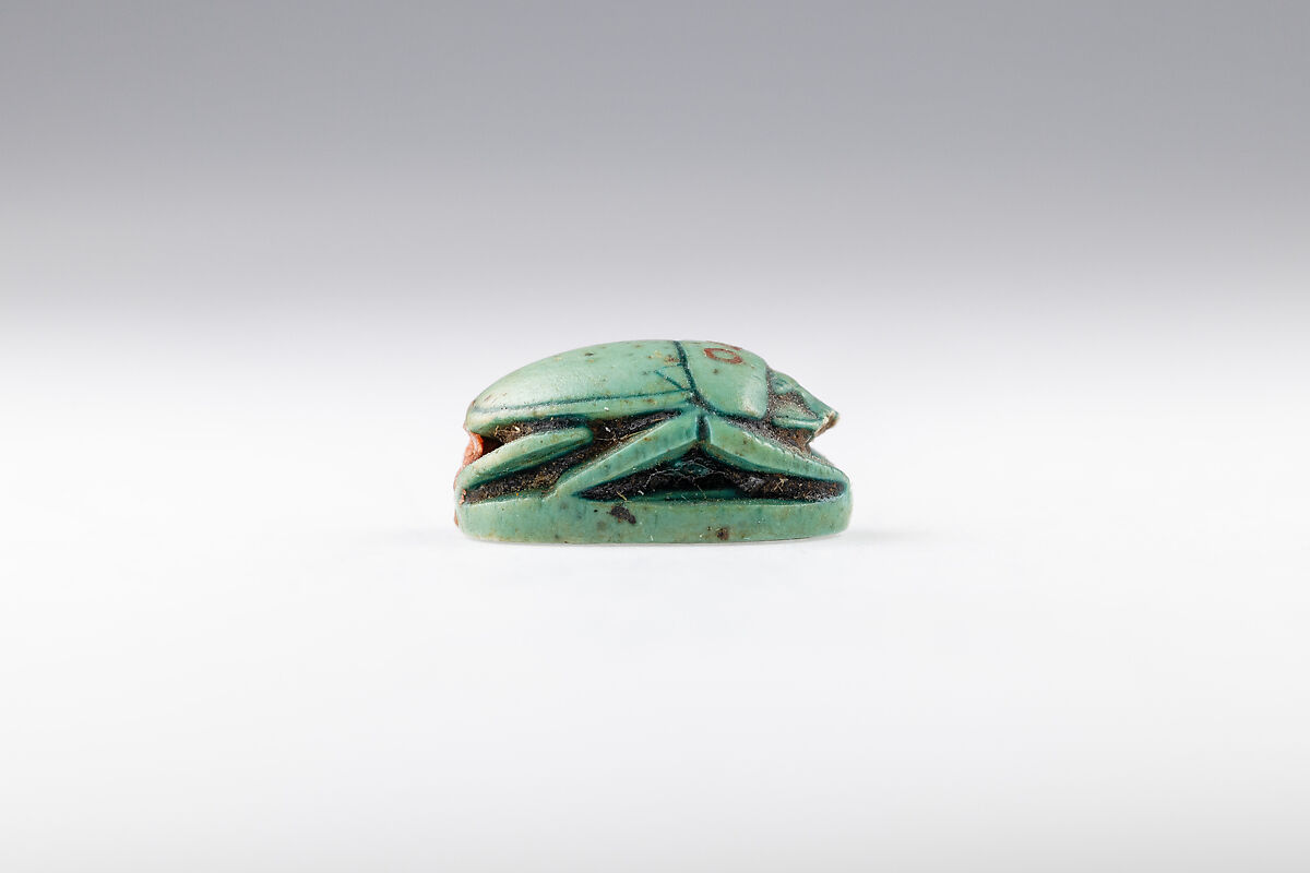 Scarab, Glazed steatite