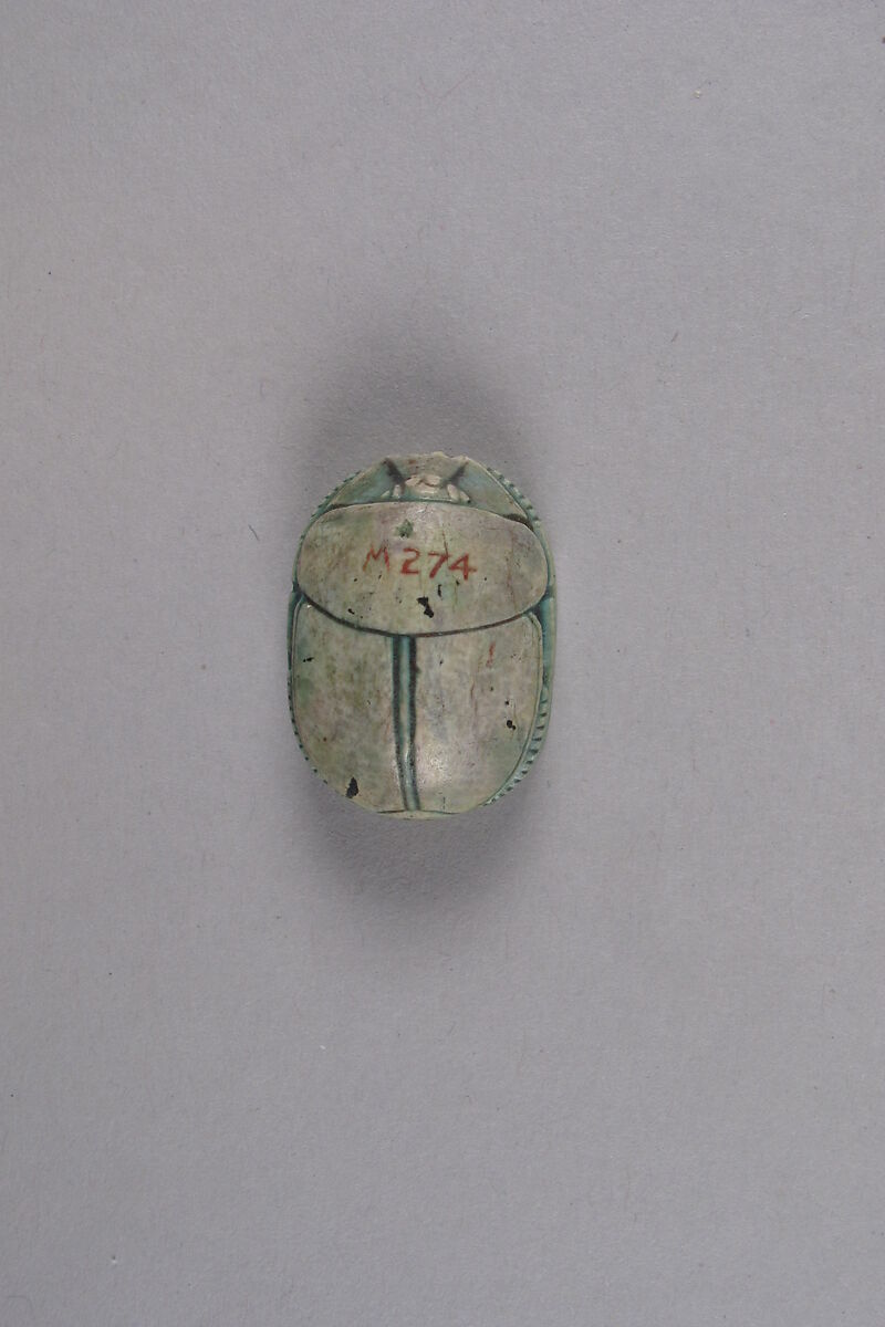 Scarab, Glazed steatite