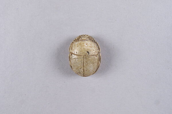 Scarab with Bes Adoring an Obelisk, Steatite