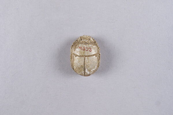 Scarab with the Representation of a Sphinx, Steatite