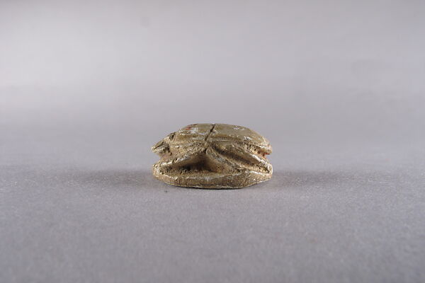 Scarab with the Representation of a Sphinx, Steatite